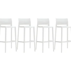 Discount Bakhita Plastic Banquet/Reception Chair, Milk 4/Carton (6754MLK) Folding & Stacking