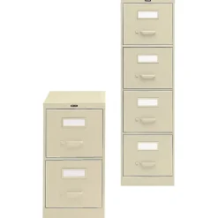 Discount 4-Drawer Vertical File Cabinet, 25"D (P25-401) File Cabinets