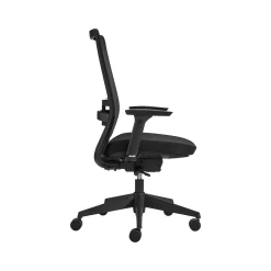 Discount Factor Mesh Back Fabric Task Chair, Black (55408BKFU85) Ergonomic Chairs