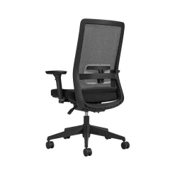 Discount Factor Mesh Back Fabric Task Chair, Black (55408BKFU85) Ergonomic Chairs