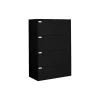 Discount 9300P Series Business-Plus Lateral File Cabinet, Letter/Legal, 4-Drawer, Black, 18"D, 36"W File Cabinets