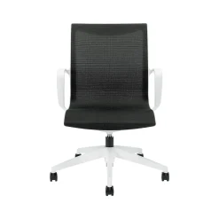 Online Solar Mesh Conference Chair, White/Black (8457MDN) Office Chairs