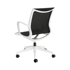 Online Solar Mesh Conference Chair, White/Black (8457MDN) Office Chairs