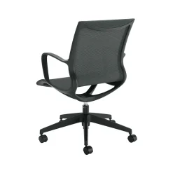 Solar Mesh Conference Chair, Gray/Black (8456STM) Office Chairs