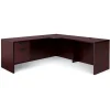 New Superior BUNDLE13 Workstation, Mahogany Office Desks