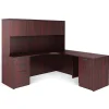 Outlet Superior BUNDLE12 Workstation, Mahogany Office Desks