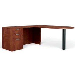 Discount Superior BUNDLE11 Workstation, Dark Cherry Office Desks