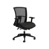 Vion Mesh Back Fabric Computer and Desk Chair, Black (6321-8-UR22) Office Chairs