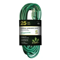 Extension Cords<GoGreen Power 16/3 25' Heavy Duty Extension Cord (GG-13725GN)