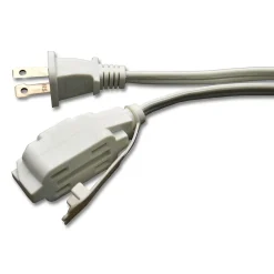 Extension Cords<GoGreen Power 15' Extension Cord, 3-Outlet, 16 AWG, White (GG-24715-3)