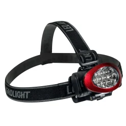 Flashlights & Lanterns<GoGreen Power 10 LED Head light with Strobe, Red (GG-113-10HLRD)