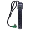 Surge Protectors & Power Strips<GoGreen Power 2.5' Surge Protector, 6 Outlet, Black (GG-16103MSBK)