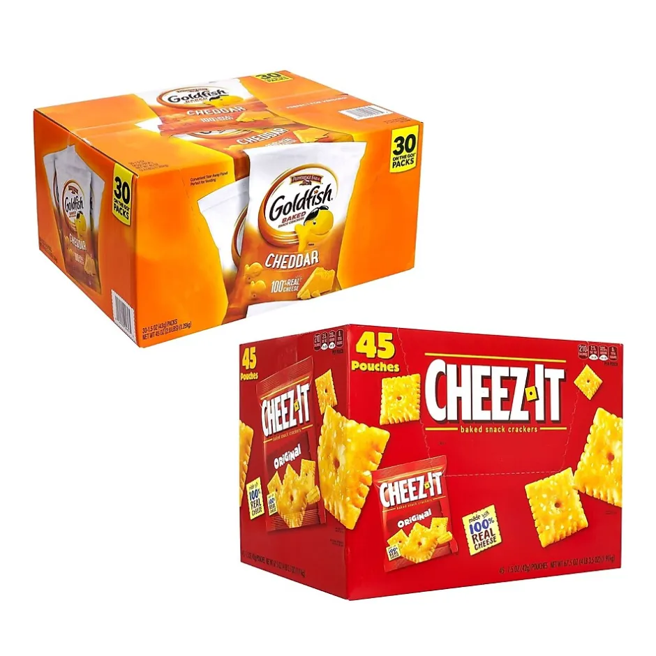 Variety Snack Packs<Goldfish Baked Snack Crackers/Sunshine Cheez-It Bundle (600-04053)