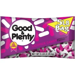 Gummy & Chewy Candy<Good & Plenty Classic black licorice, (246-00004)