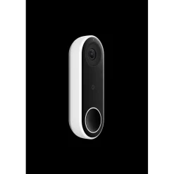 Smart Doorbells<Google Nest Hello WiFi Wired Smart Video Doorbell, Black (5085916)