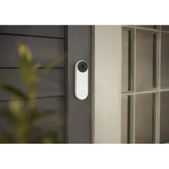 Smart Doorbells<Google Nest Wired Smart Video Doorbell Security Camera, White (6747117)