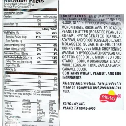 Cookies<Grandma's Homestyle Peanut Butter Cookies, 2.5 oz., 60 Packs/Box (FRI45091)