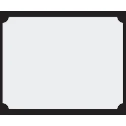 Sale Certificate Certificate Holders, 9.38" x 12", Black, 10/Pack (2019013) Awards & Certificates