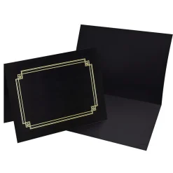 Certificate Holders, 12", Black, 3/Pack (938603) Awards & Certificates