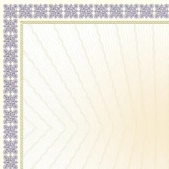 Hot Certificates, 8.5" x 11", Purple, 15/Pack (963023) Awards & Certificates