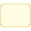 Online Golden Scroll Frame Foil Certificates, 8.5" x 11", Beige/Gold, 12/Pack (2011859) Awards & Certificates