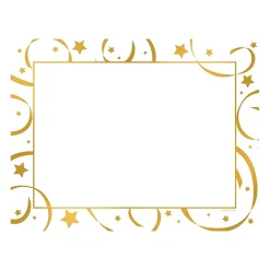 Best Golden Star Certificates, 8.5" x 11", White/Gold, 15/Pack (2019011) Awards & Certificates