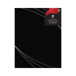 New Petal Touch Certificate Holders, 9.34" x 12", Modern Black, 5/Pack (2019002) Awards & Certificates