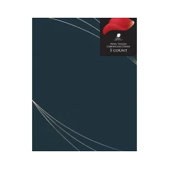 Outlet Petal Touch Certificate Holders, 9.34" x 12", Midnight Blue, 5/Pack (2019001) Awards & Certificates