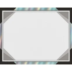 Hot Rainbow Foil Certificates, 8.5" x 11", Modern Black, 15/Pack (2019005) Awards & Certificates