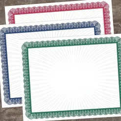 New Value Variety Certificates, 8.5" x 11", Multicolor, 30/Pack (2015094) Awards & Certificates