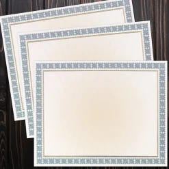 New Westminster Certificate Set, 8.5" x 11", White and Blue, 25/Pack (2015076) Awards & Certificates