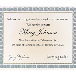 Sale Westminster Certificates, 8.5