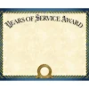 Years of Service Certificates, 8.5" x 11", 20/Pack (2015113) Awards & Certificates