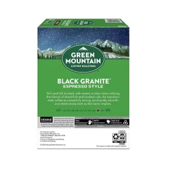 Keurig K-Cups<Green Mountain Black Granite Espresso Style Coffee Keurig® K-Cup® Pods, Dark Roast, 96/Carton (5000366650CT)