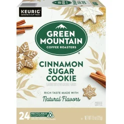 Keurig K-Cups<Green Mountain Cinnamon Sugar Cookie Coffee Keurig® K-Cup® Pods, Medium Roast, 24/Box (35814)