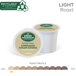 Keurig K-Cups<Green Mountain Cinnamon Sugar Cookie Coffee Keurig® K-Cup® Pods, Medium Roast, 24/Box (35814)