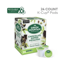 Keurig K-Cups<Green Mountain Coffee Roasters Chocolate Dipped Pistachio Coffee Keurig® K-Cup® Pods, 24/Box (5000378228)