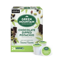 Keurig K-Cups<Green Mountain Coffee Roasters Chocolate Dipped Pistachio Coffee Keurig® K-Cup® Pods, 24/Box (5000378228)
