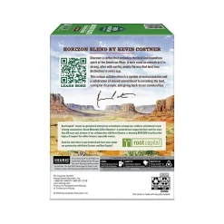 Keurig K-Cups<Green Mountain Coffee Roasters Horizon Blend by Kevin Costner Coffee, Keurig K-Cup Pod, Dark Roast, 24/Carton (5000379575)
