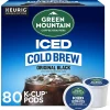 Keurig K-Cups<Green Mountain Coffee Roasters Classic Black Iced Coffee Keurig® K-Cup® Pods, Medium Roast, 80/Carton (5000372042CT)