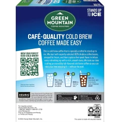 Keurig K-Cups<Green Mountain Coffee Roasters Classic Black Iced Coffee Keurig® K-Cup® Pods, Medium Roast, 80/Carton (5000372042CT)