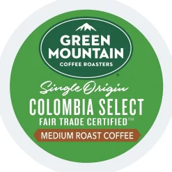 Keurig K-Cups<Green Mountain Colombia Select Coffee Keurig® K-Cup® Pods, Medium Roast, 96/Carton (6003)