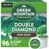 Keurig K-Cups<Green Mountain Double Diamond Coffee, Dark Roast, Keurig® K-Cup® Pods, 96/Carton (GMT4066CT)