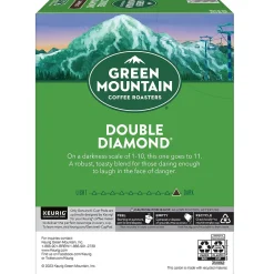 Keurig K-Cups<Green Mountain Double Diamond Coffee, Dark Roast, Keurig® K-Cup® Pods, 96/Carton (GMT4066CT)