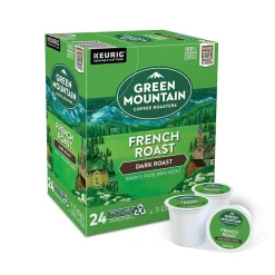 Keurig K-Cups<Green Mountain French Roast Coffee Keurig® K-Cup® Pods, Dark Roast, 24/Box (6694)