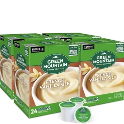 Keurig K-Cups<Green Mountain French Vanilla Coffee Keurig® K-Cup® Pods, Light Roast, 96/Carton (6732)