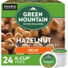 Keurig K-Cups<Green Mountain Hazelnut Decaf Coffee, Light Roast, 0.33 oz. Keurig® K-Cup® Pods, 24/Box (7792)