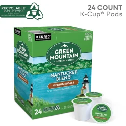 Keurig K-Cups<Green Mountain Nantucket Blend Coffee Keurig® K-Cup® Pods, Medium Roast, 24/Box (6663)