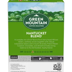 Keurig K-Cups<Green Mountain Nantucket Blend Coffee Keurig® K-Cup® Pods, Medium Roast, 24/Box (6663)