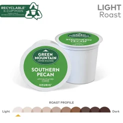 Keurig K-Cups<Green Mountain Southern Pecan Coffee Keurig® K-Cup® Pods, Light Roast, 96/Carton (67726)
